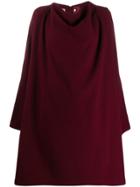 Yohji Yamamoto Pre-owned 1990s Draped Loose-fit Knee-length Coat - Red