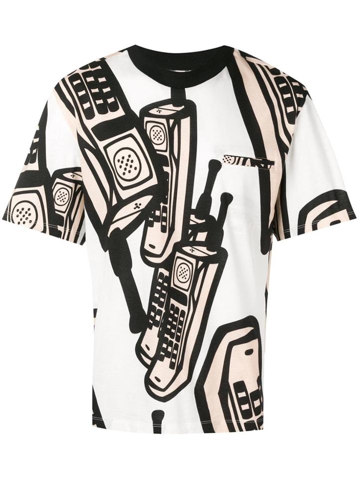 Maison Margiela Phone Print T-shirt - White