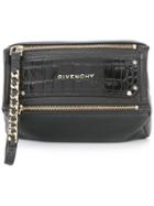 Givenchy Pandora Clutch, Women's, Black, Calf Leather