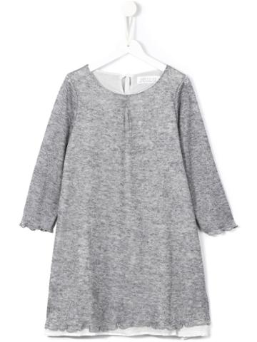 Opililai Layered Dress, Toddler Girl's, Size: 3 Yrs, Grey
