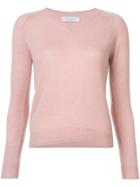 Alexandra Golovanoff V-neck Sweater - Pink & Purple