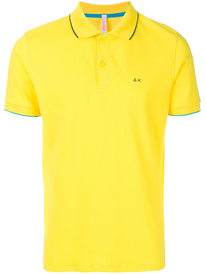 Sun 68 Classic Polo Shirt - Yellow & Orange