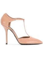Dolce & Gabbana T-bar Stilettos - Pink & Purple