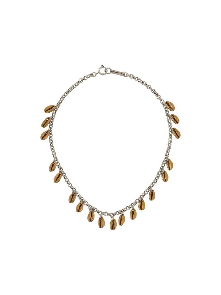 Isabel Marant Amer Shell Necklace - Gold