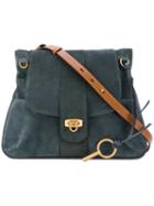 Chloé - Lexa Cross-body Bag - Women - Calf Leather/suede - One Size, Blue, Calf Leather/suede