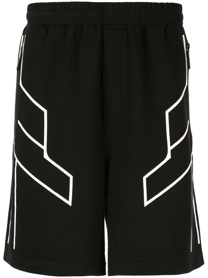 Blackbarrett Graphic-print Track Shorts