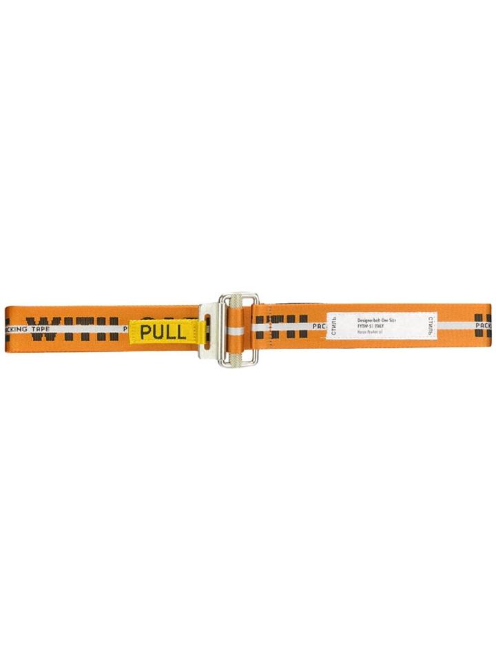 Heron Preston Printed Work Belt - Orange