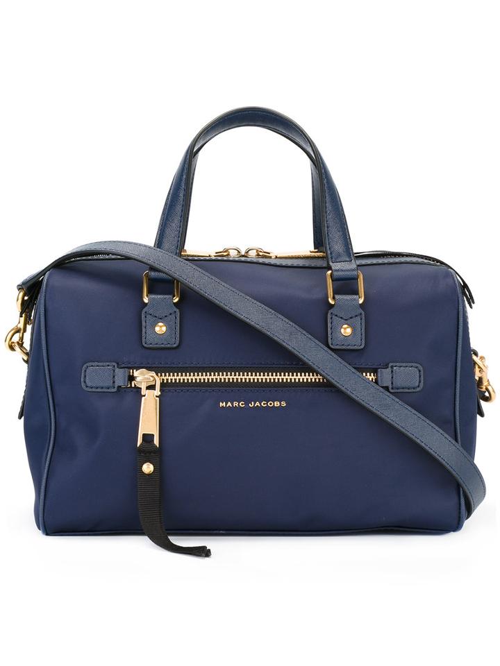 Marc Jacobs - Trooper Bauletto Tote - Women - Calf Leather/nylon - One Size, Blue, Calf Leather/nylon