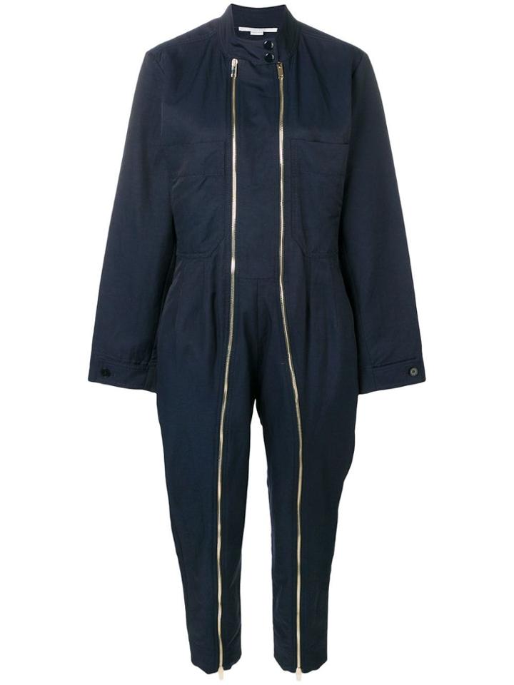Stella Mccartney Utilitarian Zipped Jumpsuit - Blue