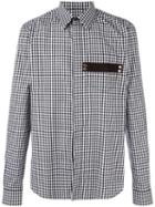 Givenchy Gingham Check Shirt, Men's, Size: 39, Black, Cotton/brass