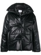 Nanushka Leather Look Padded Jacket - Black