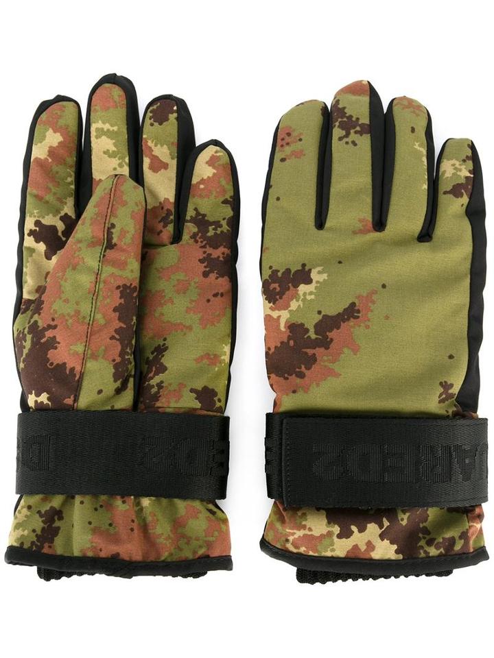 Dsquared2 - Ski Technical Gloves - Men - Polyamide - 8, Green, Polyamide