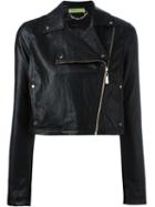 Versace Jeans Zip Up Jacket, Women's, Size: 42, Black, Cotton/viscose/polyester/polyester