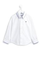 Armani Junior Contrast Printed Trim Shirt