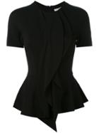 Givenchy - Fitted Blouse - Women - Silk/spandex/elastane/acetate/viscose - 38, Black, Silk/spandex/elastane/acetate/viscose