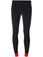 No Ka' Oi Neon Hem Leggings, Women's, Size: Large, Black