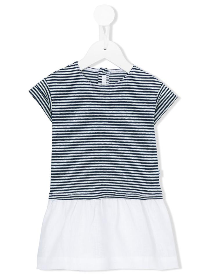 Il Gufo - Striped Dress - Kids - Cotton/linen/flax - 18 Mth, White