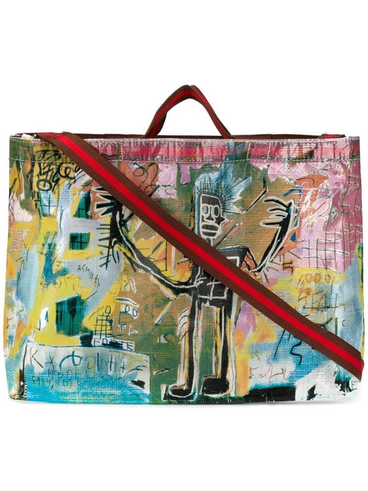Bellerose Dilya Checked Tote Bag - Neutrals