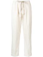 Forte Forte Drawstring Trousers - Neutrals