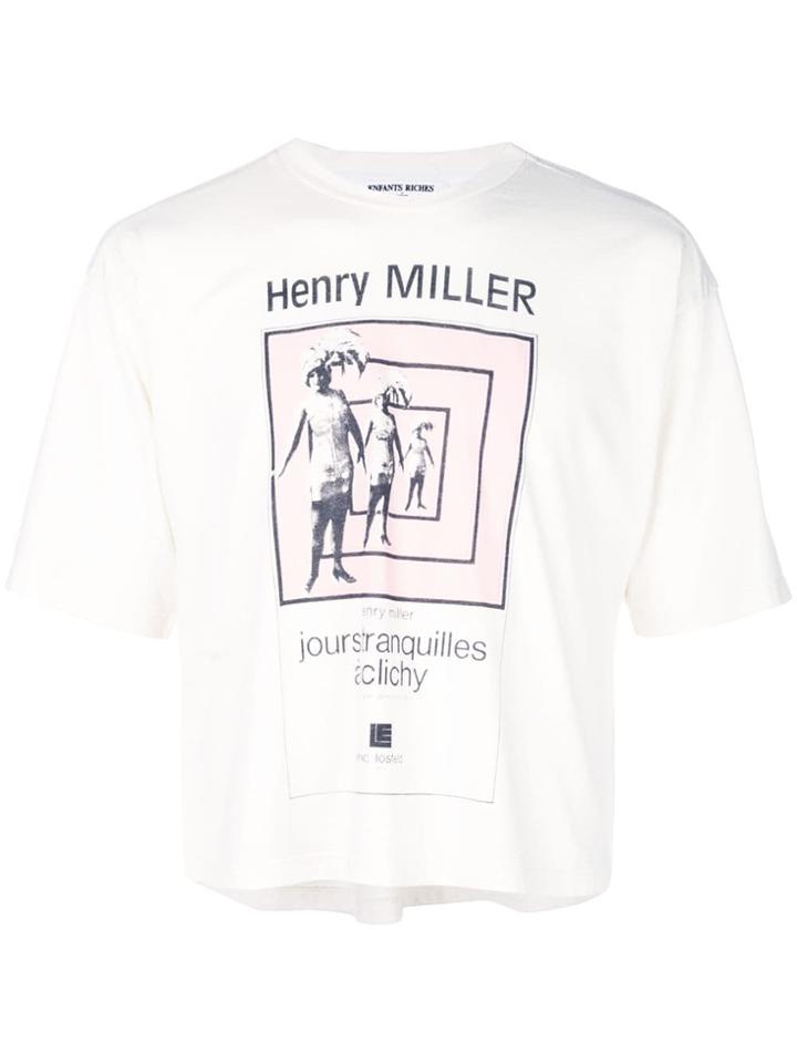 Enfants Riches Déprimés Henry Miller T-shirt - Neutrals