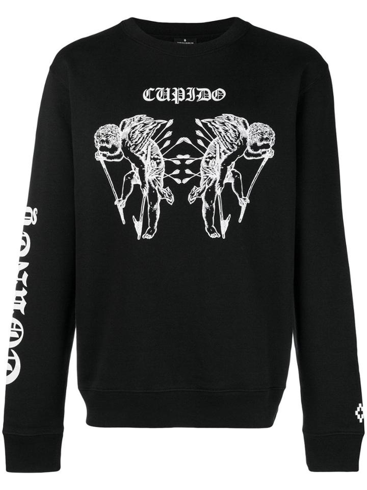 Marcelo Burlon County Of Milan Black Cupido Jersey Sweater