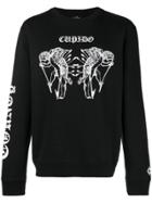 Marcelo Burlon County Of Milan Black Cupido Jersey Sweater
