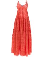 Daizy Shely Broderie Anglaise Maxi Dress - Yellow & Orange