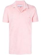 Orlebar Brown Terry Polo Shirt - Pink & Purple
