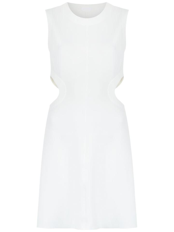 Osklen Waist Gap A-line Dress - White