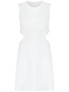Osklen Waist Gap A-line Dress - White