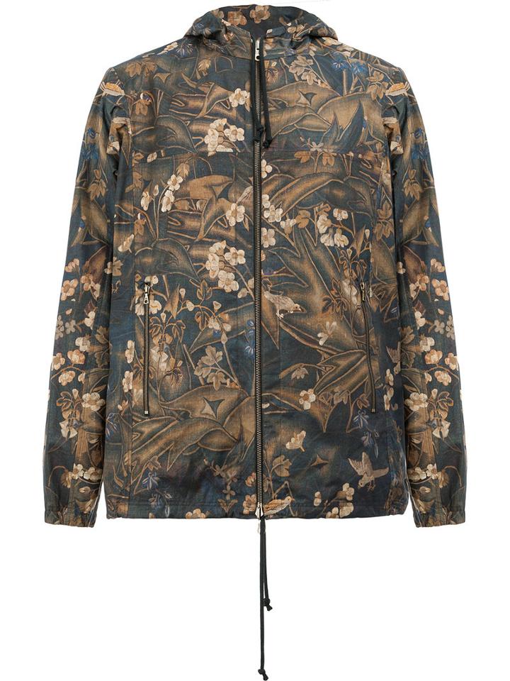 Dries Van Noten Reversible Floral Print Jacket, Men's, Size: Small, Brown, Cotton