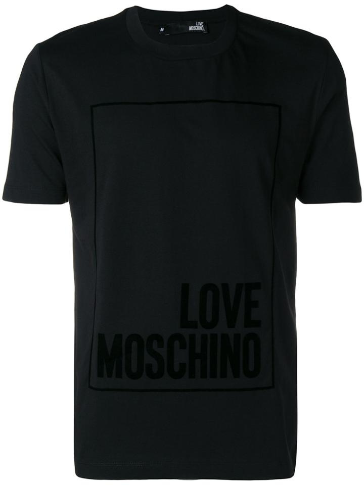 Love Moschino Round Neck T-shirt - Black