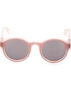 Mykita Round Frame Sunglasses, Adult Unisex, Pink/purple, Acetate
