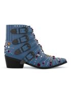 Toga Pulla Aj006 Elvis Boots - Blue