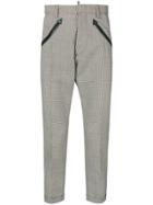 Dsquared2 Arrow Embroidered Checked Trousers - Nude & Neutrals