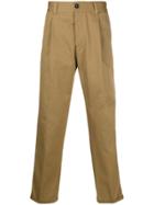 Pt01 Straight Side Stripe Trousers - Neutrals