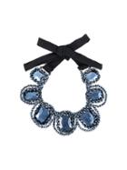 Night Market 'crystal Drop' Necklace, Women's, Blue