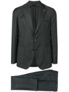 Tagliatore Fitted Formal Suit - Grey