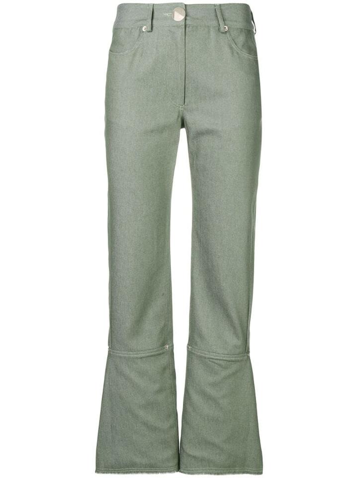 Eudon Choi Cuff Detail Trousers - Green
