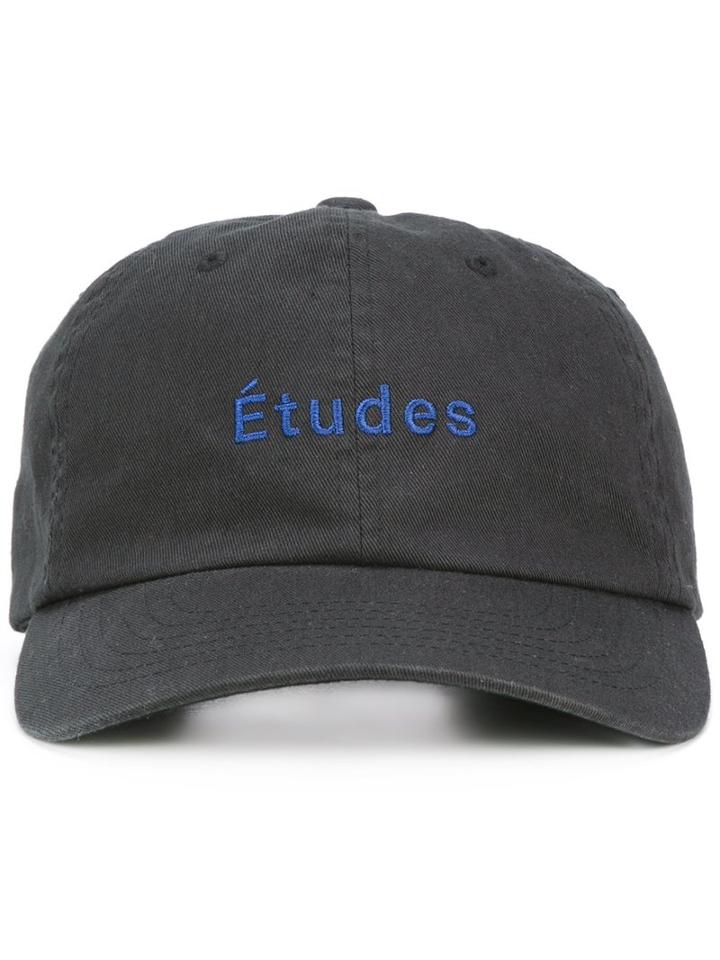 Études Logo Baseball Cap, Adult Unisex, Size: 58, Black, Cotton