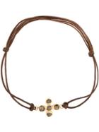 Mathilde Danglade Small 'dia' Diamond Cross Bracelet