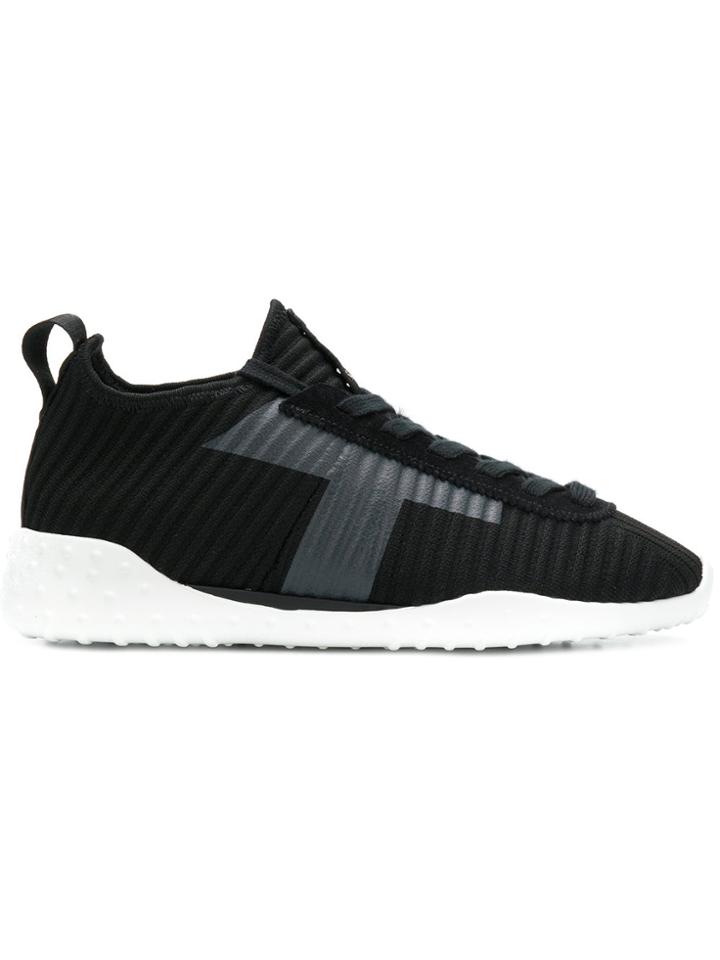Tod's Low-top Knit Sneakers - Black