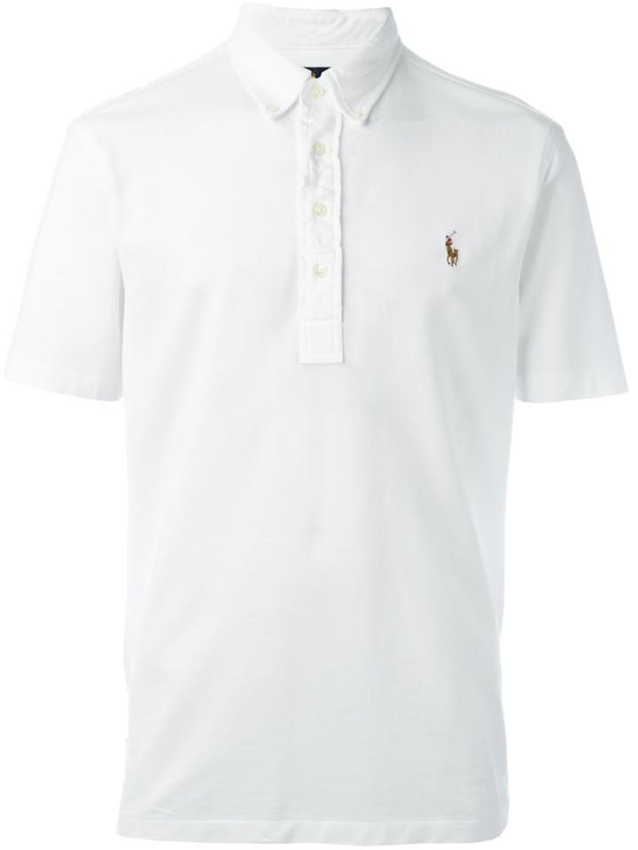 Polo Ralph Lauren Embroidered Logo Polo Shirt, Men's, Size: Xxl, White, Cotton