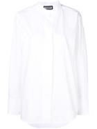 Roqa Stiff Collar Shirt - White