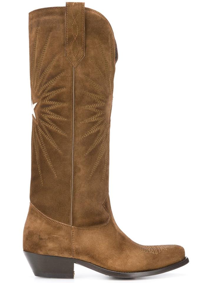 Golden Goose Wish Star Boots - Brown