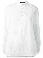Y's Epaulet Shirt, Women's, Size: 2, White, Cotton