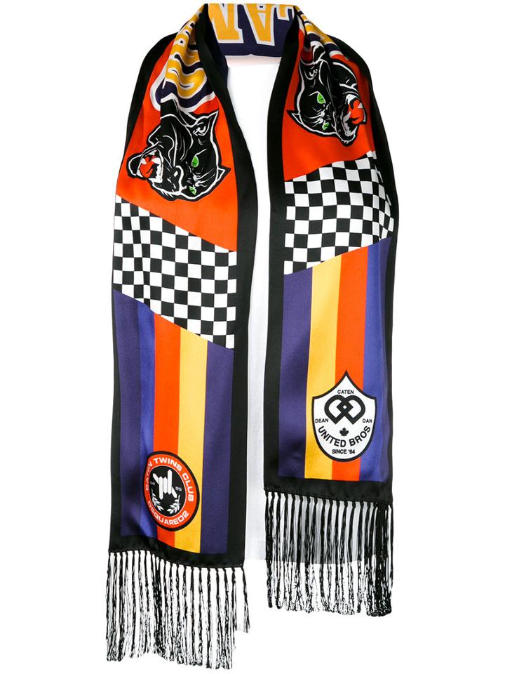 Dsquared2 - Scarf Detail Top - Women - Cotton - Xs, White, Cotton