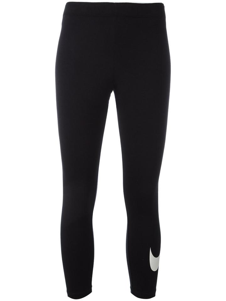 Nike Plain Leggings, Women's, Size: Xs, Black, Cotton/spandex/elastane