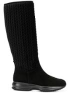 Hogan Interactive Mid-calf Boots - Black