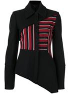 Gloria Coelho Asymmetric Jacket - Black